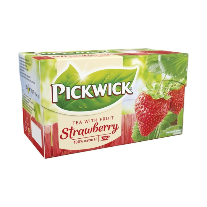 Thee Pickwick aardbei 20x1.5gr