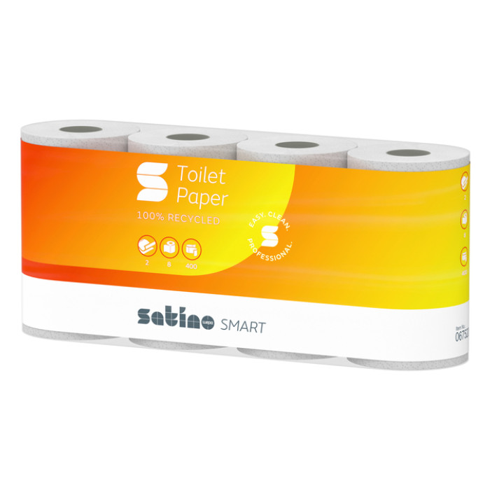 Toiletpapier Satino MT1 Smart 2-laags 400 vel wit 067520