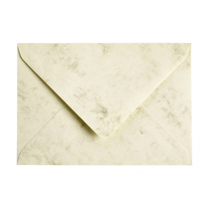 Envelop Papicolor C6 114x162mm marble ivoor