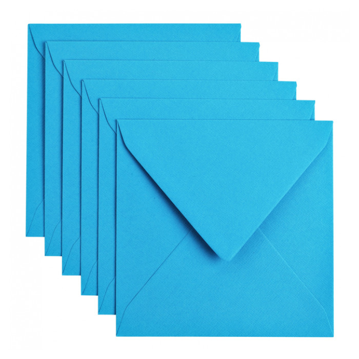 Envelop Papicolor 140x140mm hemelsblauw