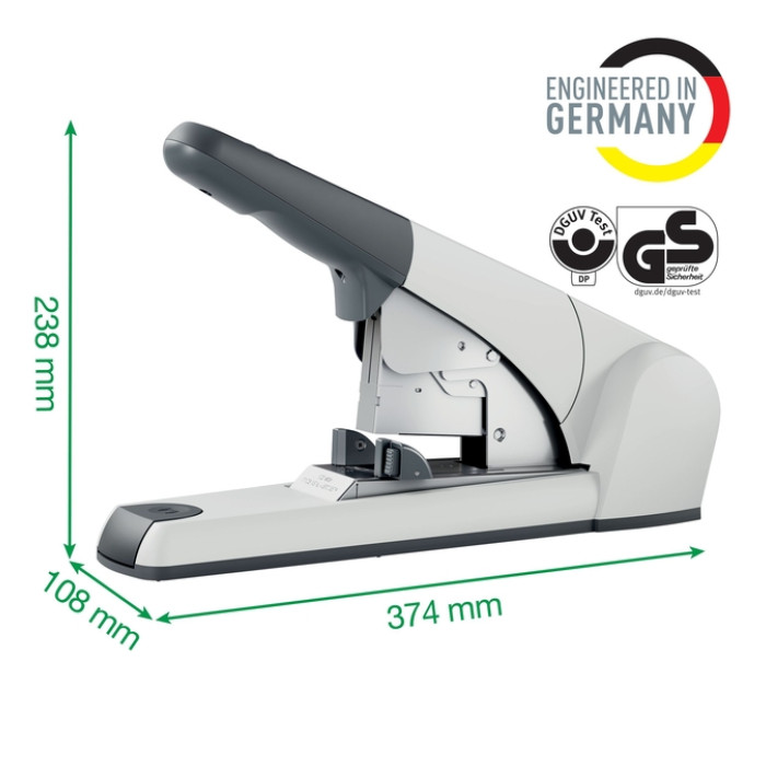 Nietmachine Leitz Heavy Duty Flat Clinch 120 vel zilver