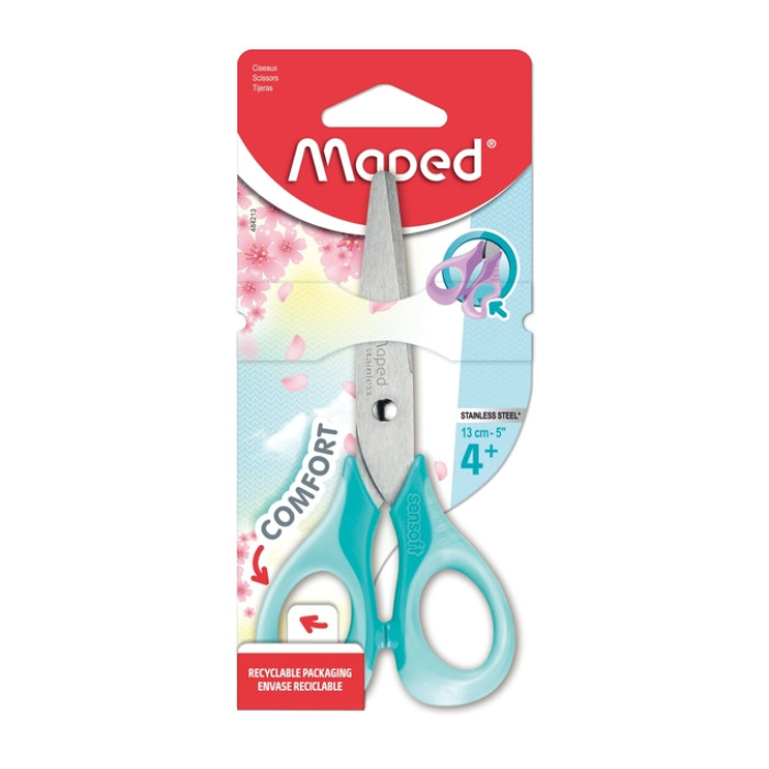 Schaar Maped Sensoft 13cm pastel assorti