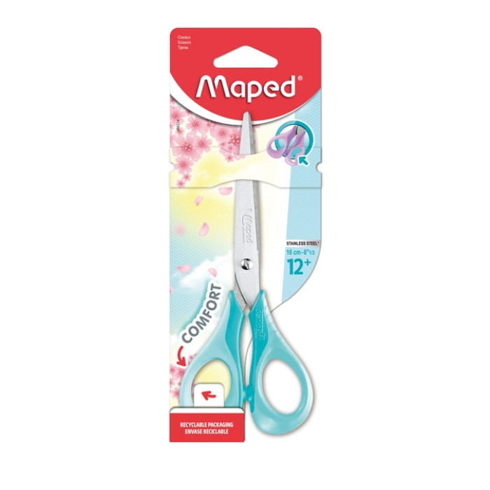 Schaar Maped Sensoft 16cm pastel assorti