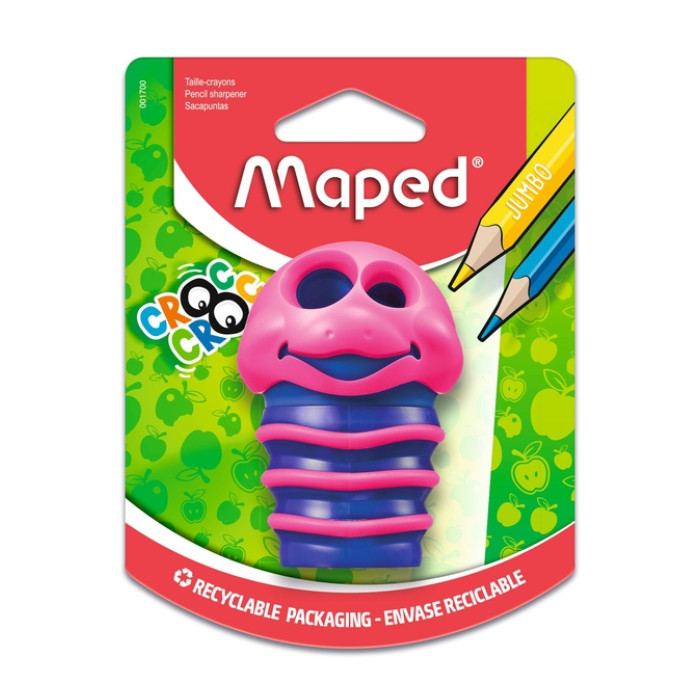 Puntenslijper Maped Croc Croc Bug 2gaats assorti