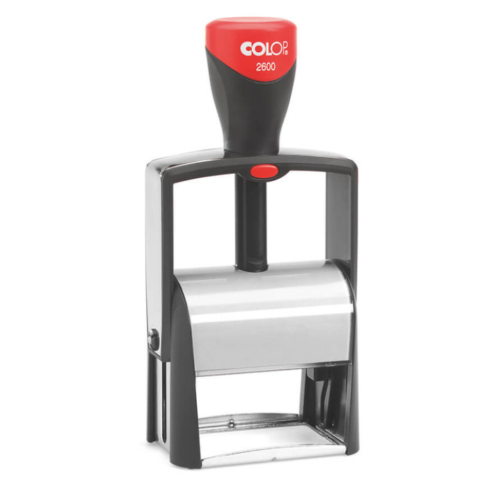 Tekststempel Colop 2600 personaliseerbaar 8regels 58x37mm