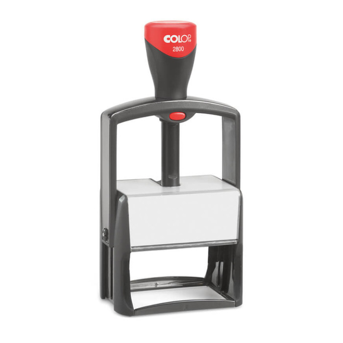 Tekststempel Colop 2800 personaliseerbaar 10regels 68x49mm