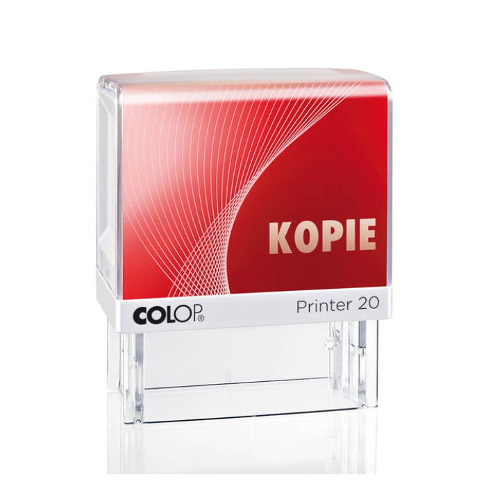 Woordstempel Colop Printer 20 kopie rood