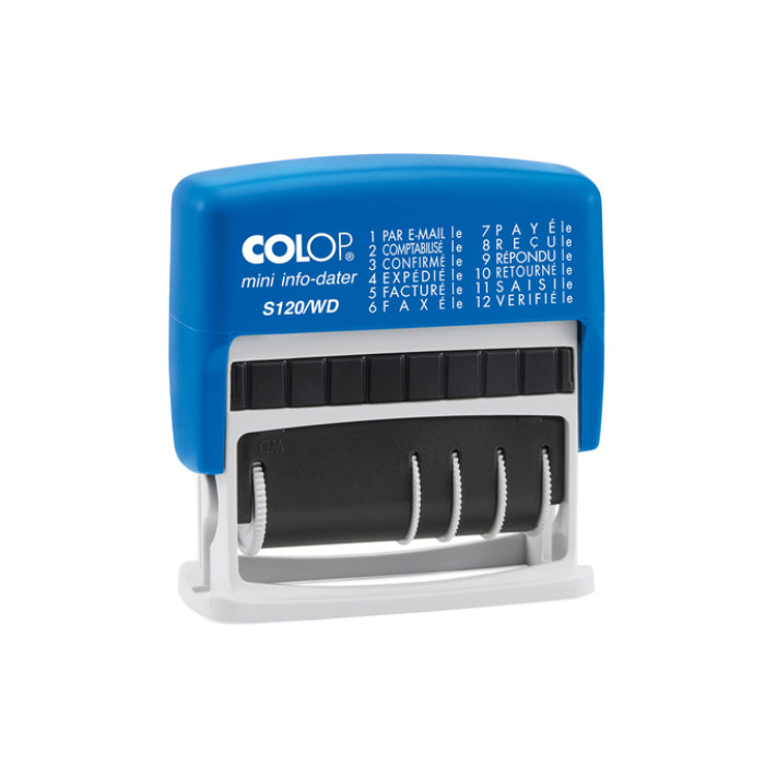 Woord-datumstempel Colop S120 mini-info dater 4mm frans