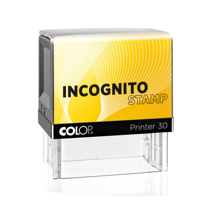 Tekststempel Colop 30 lncognito