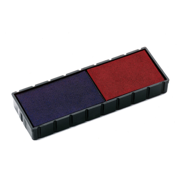 Stempelkussen Colop 6E/12 rood blauw