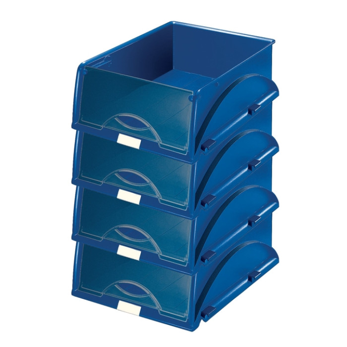 Sorteerbak Leitz 5231 Sorty met klep blauw