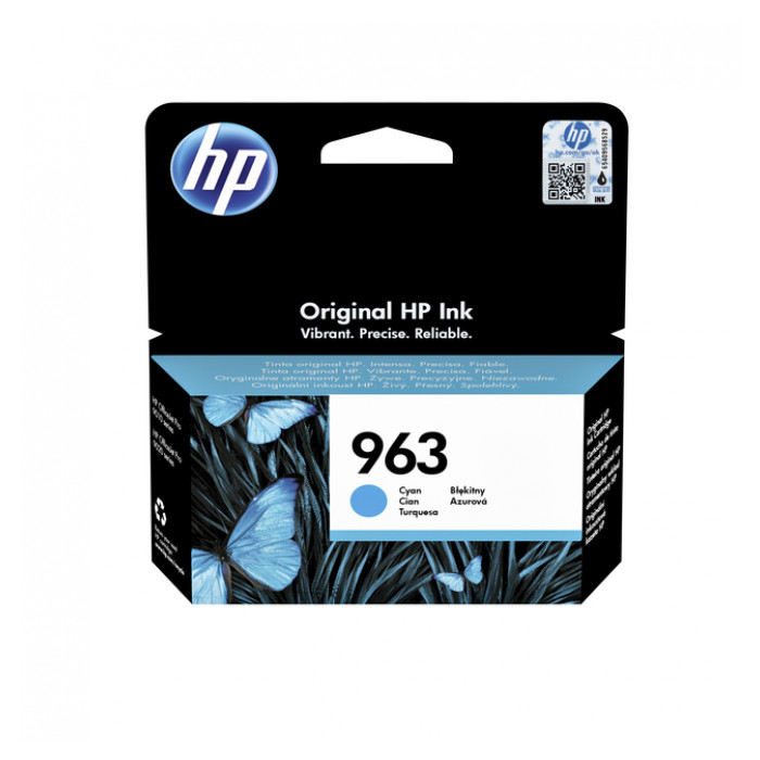 Inktcartridge HP 3JA23AE 963 blauw