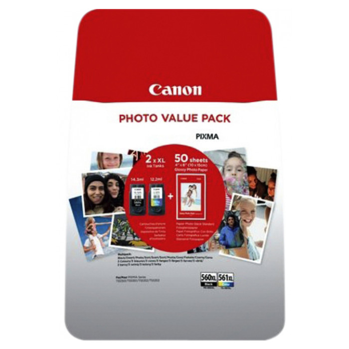 Inktcartridge Canon PG-560XL CL-561XL photo value