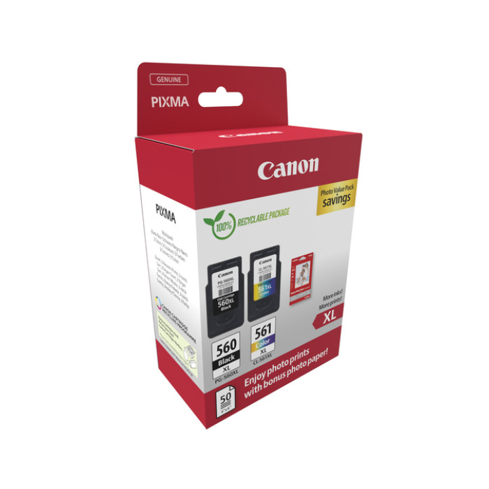 Inktcartridge Canon PG-560XL CL-561XL photo value