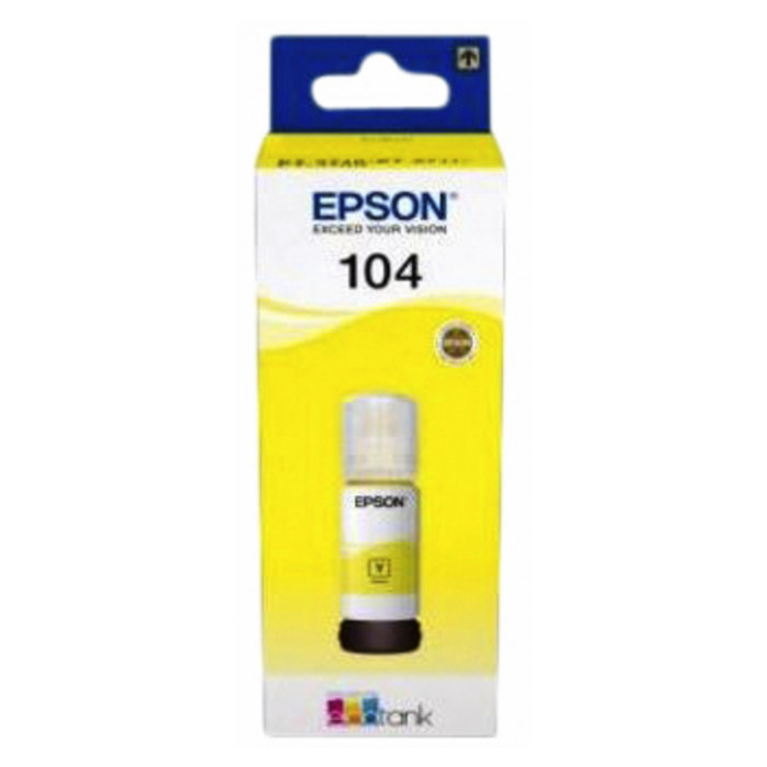 Navulinkt Epson 104 T00P440 geel
