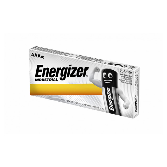 Batterij Industrial AAA alkaline doos à 10 stuks