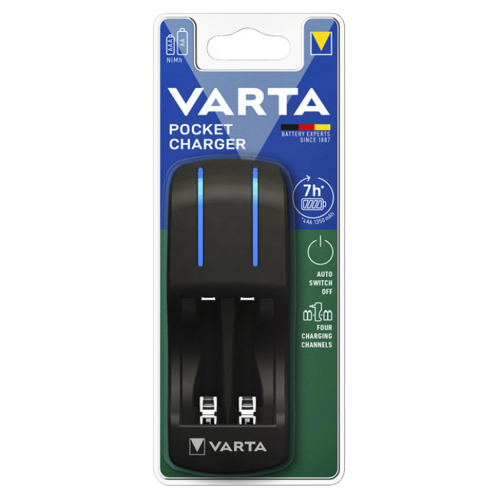 Batterij oplader Varta pocket leeg