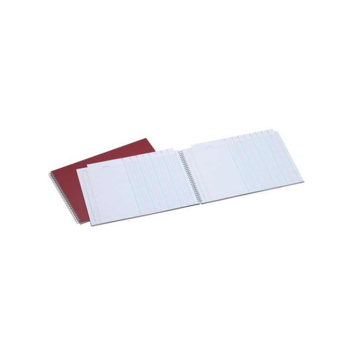 Tabellarisch register Djois Atlanta 247x351mm 2x8kolommen 108blz rood