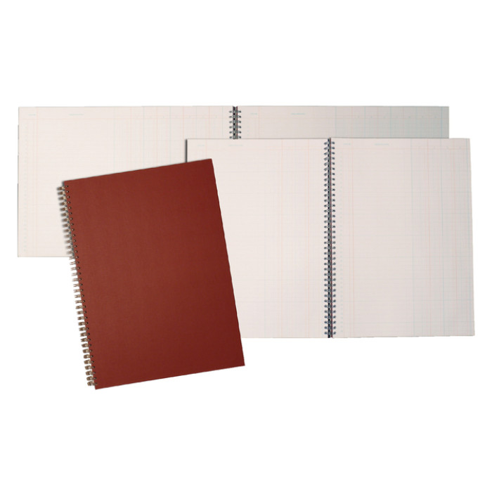 Tabellarisch register Djois Atlanta 294x414mm 2x10kolommen 108blz rood