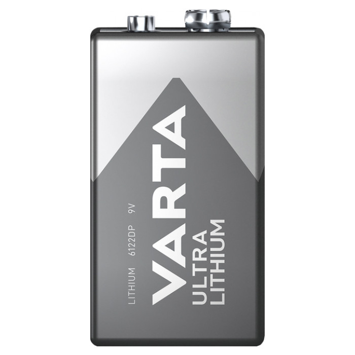 Batterij Varta Ultra lithium 9Volt