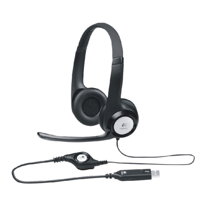 Headset Logitech H390 zwart