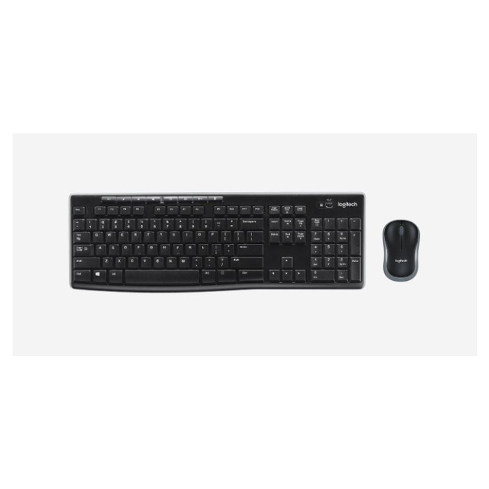Toetsenbord Logitech MK270 Qwerty + muis zwart