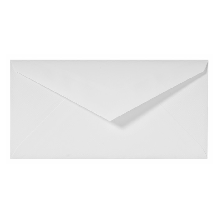 Envelop G.Lalo bank C6 114x162mm gegomd gevergeerd wit pak à 25 stuks
