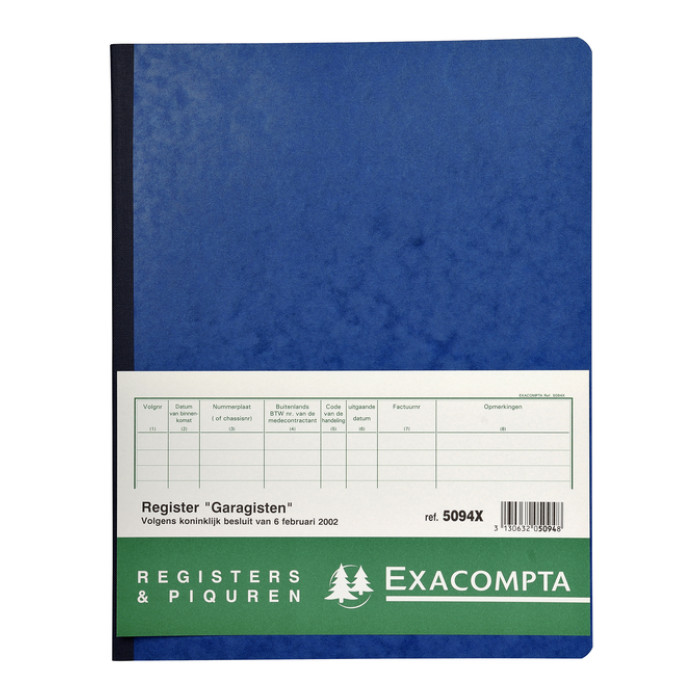 Register Piqure garagisten 320x250mm 80vel assorti