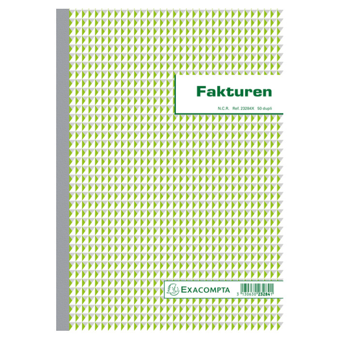 Kasboek Exacompta Manifold facturen dupli 50vel NL