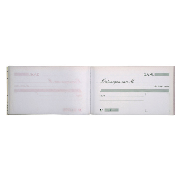 Kasboek Exacompta Manifold ontvangstbewijs dupli 50vel NL