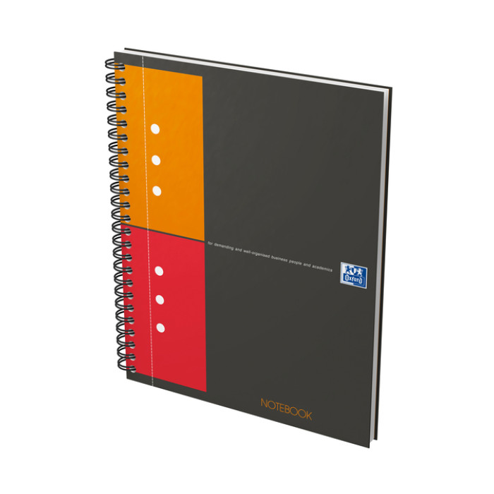 Spiraalblok Oxford International Notebook A5+ ruit 5mm