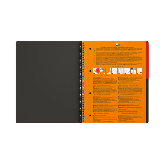 Spiraalblok Oxford International Activebook A4+ ruit 5mm