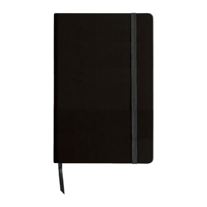 Notitieboek Quantore A6 lijn 192blz 80gr zwart
