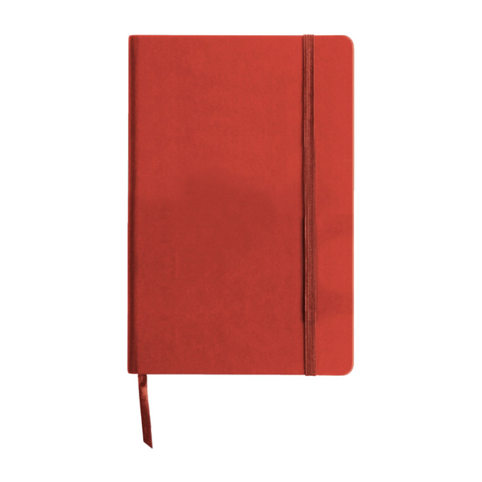Notitieboek Quantore A5 lijn 192blz 80gr rood