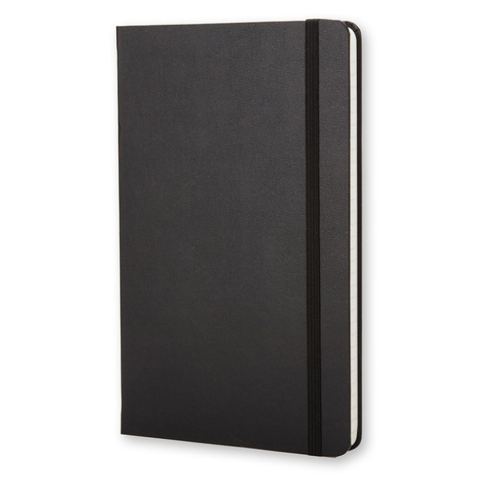 Notitieboek Moleskine pocket 90x140mm lijn hard cover zwart