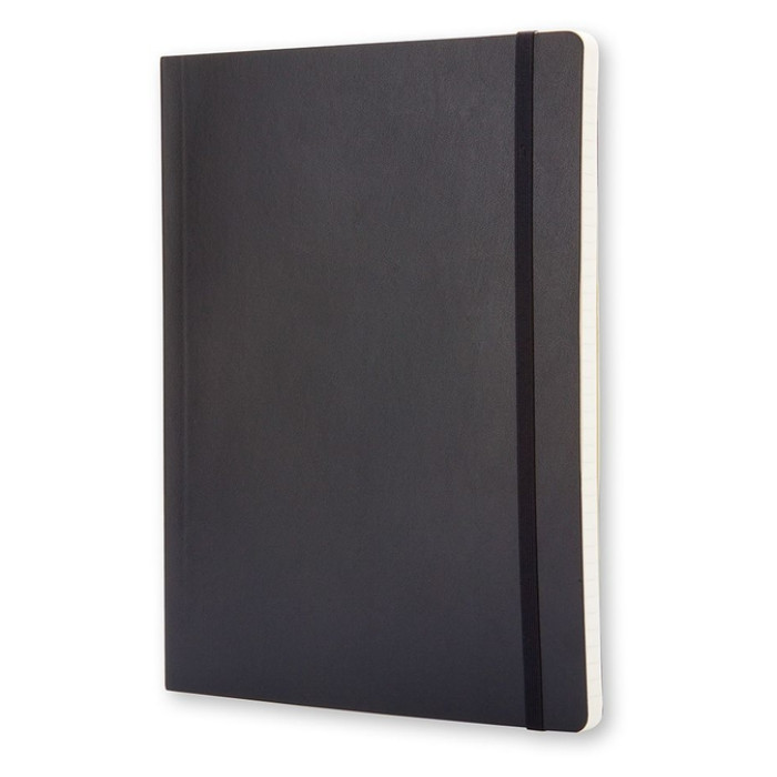 Notitieboek Moleskine XL 190x250mm lijn soft cover zwart