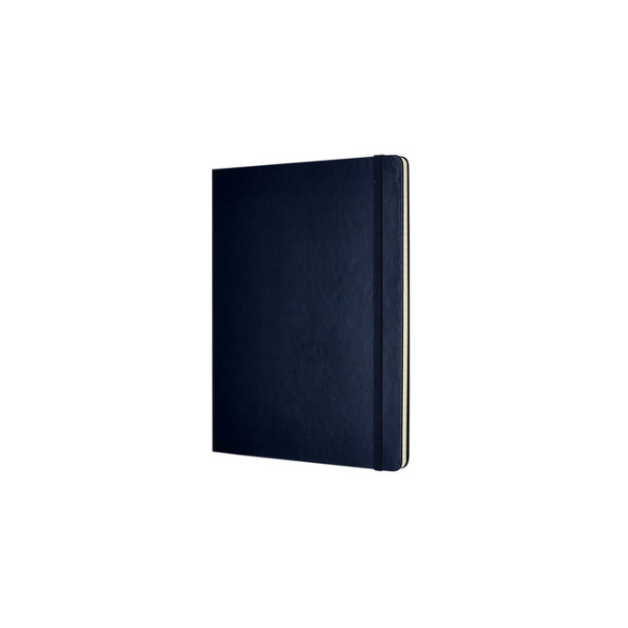 Notitieboek Moleskine XL 190x250mm lijn hard cover sapphire blue
