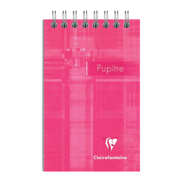 Notitieboek Clairefontaine Puptire 75x120mm spiraal lijn