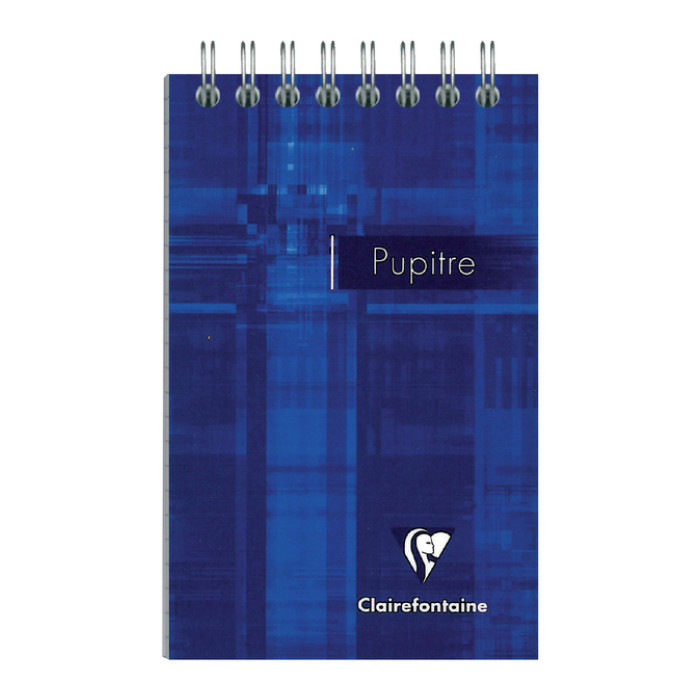 Notitieboek Clairefontaine Puptire 75x120mm spiraal lijn