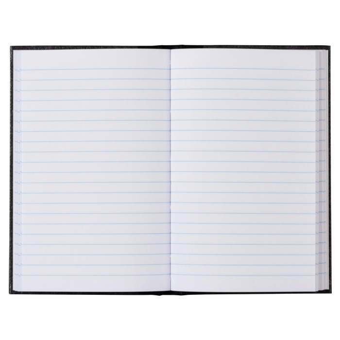 Notitieboek Octavo 103x165mm 192blz lijn grijs gewolkt