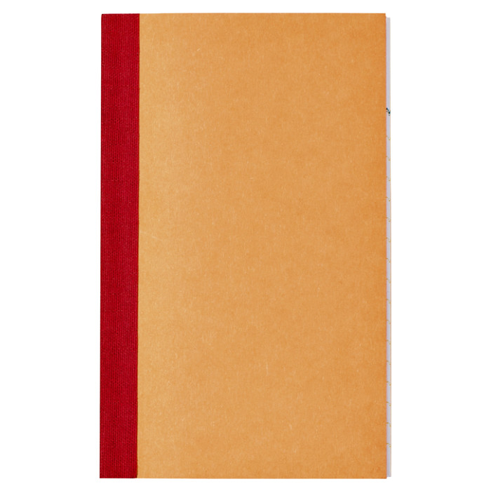 Kasboek 135x83mm 72blz 1 kolom oranje