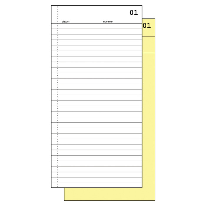 Commissieboek Expres SI-30020 210x105mm 50x2vel