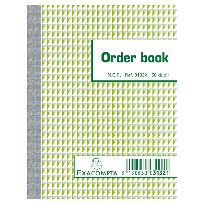 Orderboek Exacompta 135x105mm 50x2vel