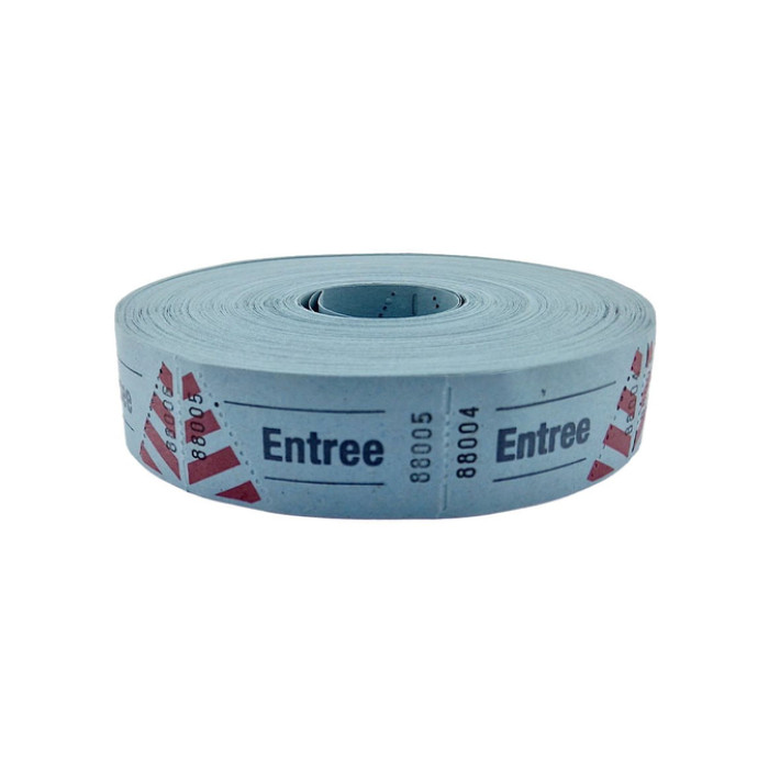 Entreebewijs Combicraft nummering 1-1000 blauw 1000 stuks