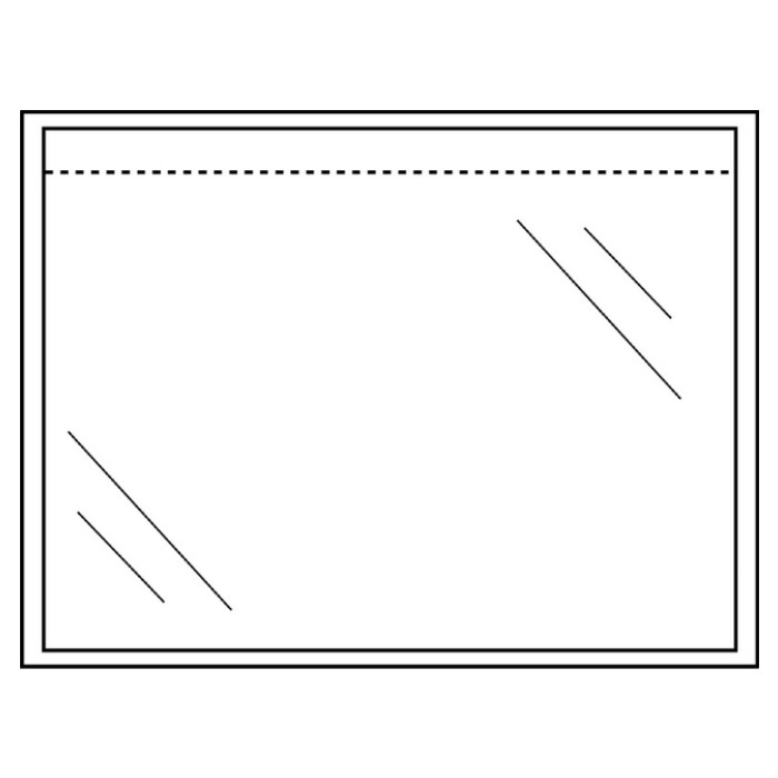 Paklijstenvelop Quantore zelfklevend onbedrukt 162x122mm 1000 stuks