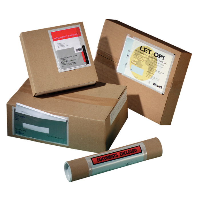 Paklijstenvelop Quantore zelfklevend onbedrukt 225x165mm 1000 stuks