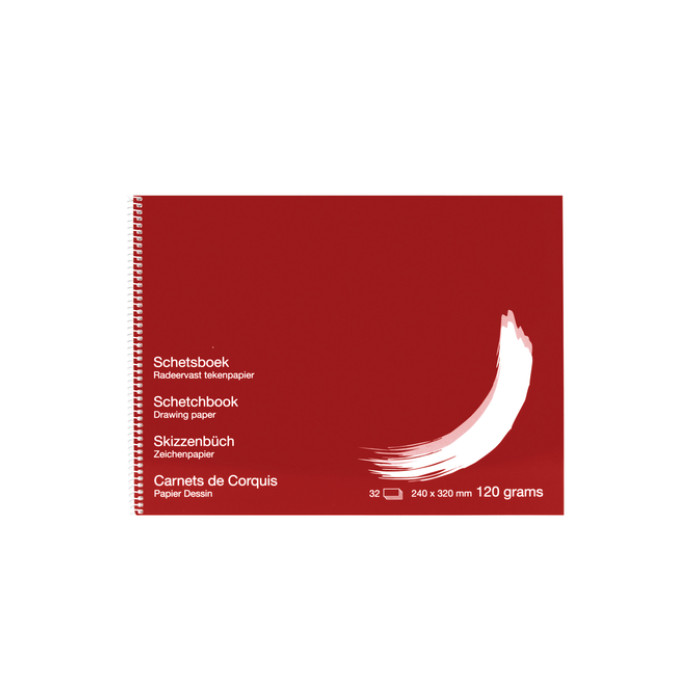 Schetsboek Papyrus 240x320mm 120gr 32 vel