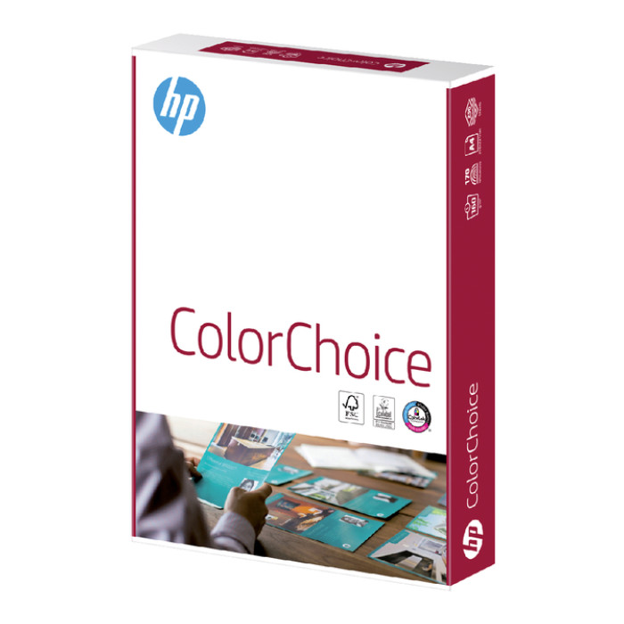 Kleurenlaserpapier HP Color Choice A4 160gr wit 250vel