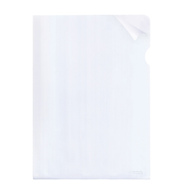 Insteekmap L-model Kangaro A4 0.18mm PVC transparant nerf 25 stuks