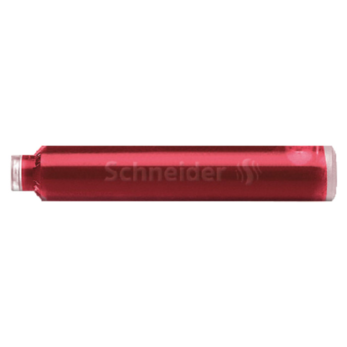 Inktpatroon Schneider din rood doos à 6 stuks